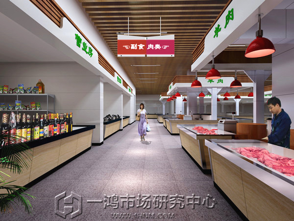 新疆农贸市场规划设计效果图