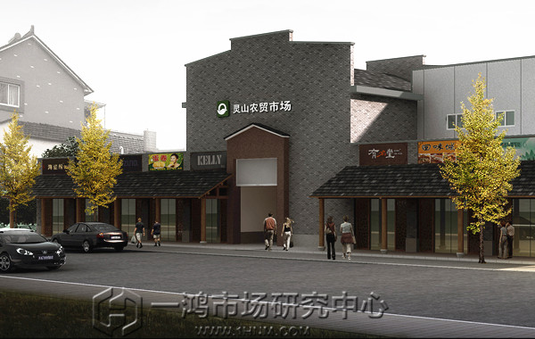 杭州农贸市场全景图
