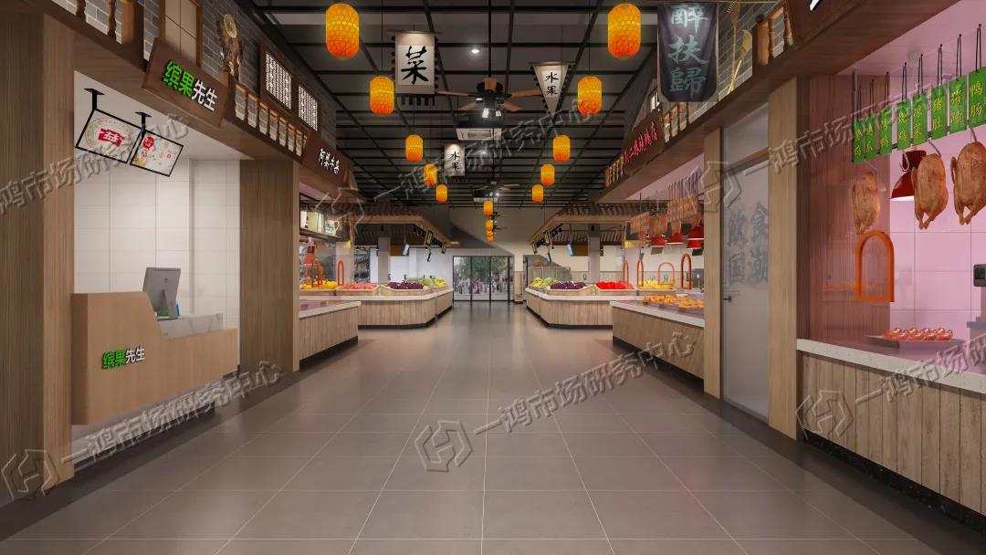 墩里吴农贸市场外立面 - 杭州一鸿市场研究中心