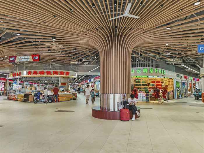 山东青岛抚顺路批发市场-杭州一鸿农贸市场设计院