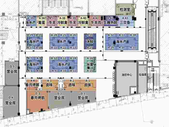农贸市场设计--杭州一鸿农贸市场设计院